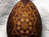WIP Ukrainian Easter Egg Batik Art Pysanky By So Jeo : pysanky pysanka ukrainian easter egg batik art sojeo flowers circles medallions rose pussy willows vines leaves